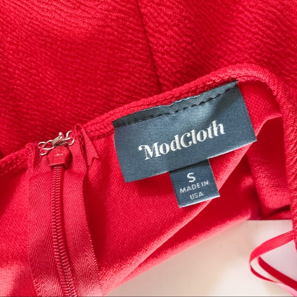 NBW Red Midi Dress - Picture 6 of 7